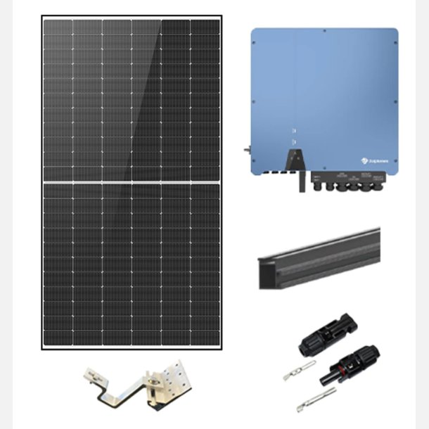 Komplet 5,85 KWp Solplanet solcelleanlæg til tegltag med 7,68kWh Batteri