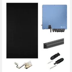 Komplet 12 KWp Solplanet solcelleanl�g til tegltag med 7,86 KWh batteri