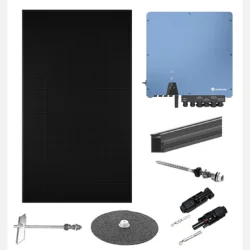 Komplet 6 KWp Solplanet solcelleanl�g til tagpap