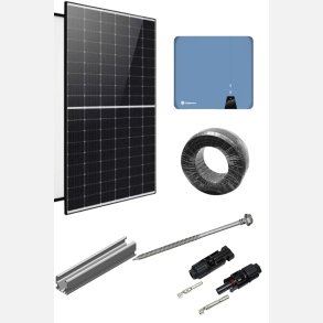 Komplet 6,3 KWp Solplanet Solcelleanl�g til eternittag 
