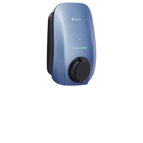 LADEBOKS 22KW BL� TYPE2 STIK RFID LAN